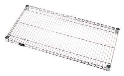 QUANTUM STORAGE SYSTEMS Metal Shelving: 36 in x 24 in, 1 Shelves, Split Sleeve - Wire Shelves for Dry Use