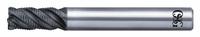 OSG Roughing End Mill: Carbide, WXL Coated, 4 Flute, 5/16" Mill Dia, 5/8" LOC, 0.02" Chf, 3" OAL (MPN 38201011)