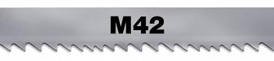 MORSE Band Saw Blade: Bi-Metal, M42, 11 ft 3 in, Variable Cutting Edge, 1 in Blade Wd - General Purpose Metal Cutting Blades