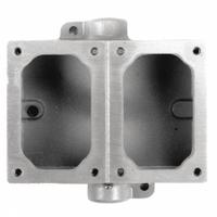 APPLETON ELECTRIC Mounting Body: 2 Gangs, Aluminum, 1 in Hub Size, Feed Through, 7 in Overall Ht (MPN EDSC372-SA). Key specifications — Brand: APPLETON ELECTRIC; Hub Type: Feed Through.