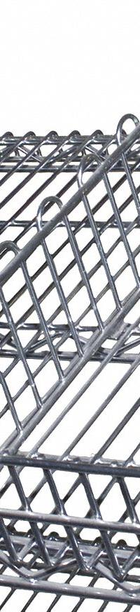 EAGLE GROUP Shelf Divider: 18 in x 1/32 in x 4 1/2 in, Steel (MPN M18Z). Key specifications — Material: Steel; Color: Silver; Finish: Zinc-Plated; Brand: EAGLE GROUP; Ledge Size: 18 in.