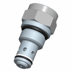 BUCHER HYDRAULICS Cartridge Valve: Screw-In, Screwdriver Adjustment, C10-20 Valve Cavity Size, CVRP (MPN CVRP-10-N-0-005). Key specifications — attr1012059: CVRP-10-N-0-005; attr1250696: CVRP; attr1011660: Nitrile; attr1011632: Screwdriver; attr1011635: BUCHER HYDRAULICS; attr1011644: C10-20.