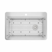 ELKAY Sink: 33 in Overall Lg, 22 in Overall Wd, 9 in Bowl Dp, 30 1/2 in Bowl Lg, 1 Bowls, 18 ga (MPN ECTSR33229T1WS). Key specifications — Brand: ELKAY.