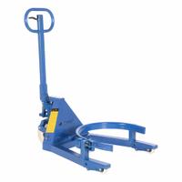 VESTIL Drum Truck: 660 lb Wt Capacity, For 55 gal Drum Capacity, Metal, Grapple, 0° Drum Rotation (MPN DRUM-55S). Key specifications — Body Color: Blue; Drum Securing Mechanism: Grapple; For Drum Capacity: 55 gal; For Drum Material: Metal; Brand: VESTIL.