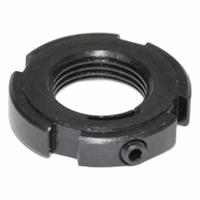 JW WINCO Bearing Locknut: Set Screws, Carbon Steel, Black Oxide, M18x1.50 Bore Thread Size (MPN 1804.2-M18X1.5-ST). Key specifications — attr671954: M5; attr671924: M18x1.50; attr671925: JW WINCO.
