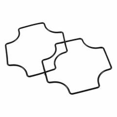 HAMMOND Replacement Gasket: For Mounting Printed Circuit Boards, Silicone (MPN 1557BGASKET). Key specifications — Brand: HAMMOND; Accessory Type: Replacement Gasket; Application: For Mounting Printed Circuit Boards; Material: Silicone.