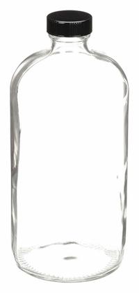 KIMBLE Storage Bottle: 1 L, Colorless, 33-400 mm, Phenolic, 12, Pulp/Vinyl, Type III (MPN 5113233C-21). Key specifications — Body Color: Colorless; Pre-Cleaned: None; Body Material: Soda Lime Glass; Brand: KIMBLE; Screw Closure Size: 33-400 mm; Graduated: No; USP Specification: Type III; Closure Attached: Attached.
