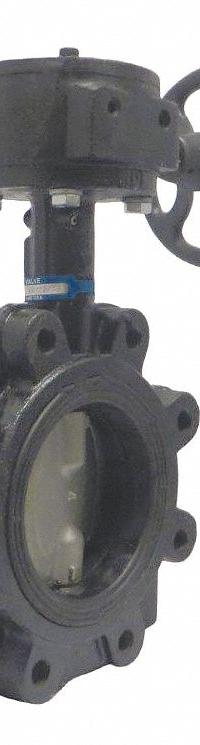 MILWAUKEE VALVE Butterfly Valve: 8 in Pipe Size, Concentric, 200 psi Max. Pressure (CWP), Lug, ABS (MPN ML332B). Key specifications — Brand: MILWAUKEE VALVE; Handle Type: Gear Operated Handwheel; Disc Material: Ductile Iron.