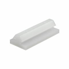 T-Slot Framing System Rollers: 15 Series, 2 13/16 in L x 1 1/4 in W x 45/64 in H, Natural, Smooth (MPN 6897-1). Key specifications — Brand: 80/20; Housing Material: UHMW PE; Finish: Smooth; Color: Natural.