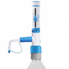 COLE-PARMER Bottle Top Dispenser: 60 mL Volume Capacity - mL, 5 mL – 60 mL, +/-0.5% Accuracy, Bottle (MPN 2520810). Key specifications — Brand: COLE-PARMER; Accuracy: +/-0.5%.