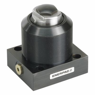 ENERPAC Hydraulic Work Support: 7,500 lbf Max. Support Force, 53/100 in Stroke Lg - Lower Flange Mount Work Supports