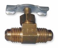 WEATHERHEAD Needle Valve: Inline Valve Body, Brass, 1/4 in Pipe Size, Flare x Flare, For Water Media (MPN 6715). Key specifications — For Media: Water; Seal Material: Metal; Brand: WEATHERHEAD; Connection Gender - Side 2: Male; Connection Gender - Side 1: Male; Connection Type - Side 1: Flare; Connection Type - Side 2: Flare; Connection Type: Flare x Flare.