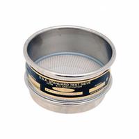 COLE-PARMER Standard Stainless Steel Cloth Test Sieve: Stainless Steel, 3 in Outside Dia, 1 in Ht (MPN 5998708). Key specifications — Screen Material: Stainless Steel; Brand: COLE-PARMER; Frame Material: Stainless Steel; Standards: ASTM E11; US Standard Screen Size: #16.