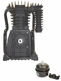 CHICAGO PNEUMATIC Air Compressor Pump: Splash Lubricated, 2 Stage, 5 hp, 15.0 cfm @ 175 psi (MPN 1312101035). Key specifications — attr51096: 15.0 cfm @ 175 psi; attr51094: Yes; attr51077: 1312101035; attr51080: CHICAGO PNEUMATIC.