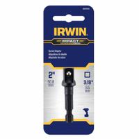 IRWIN Power Bit: 3/8 in Output Drive Size, Square, 2 in Overall Lg, Manganese Phosphate (MPN IWAF36238). Key specifications — attr1204821: Manganese Phosphate; attr1204826: Locking Included; attr1204834: Square; attr1204841: IRWIN.