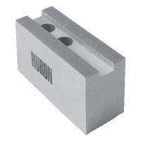 HURON Lathe Jaw: Pointed, Serrated, Aluminum, For 21 in_24 in Chuck, 4 in Ht (MPN ASB21A2MHP). Key specifications — Brand: HURON; Mounting Bolt Size: M20.