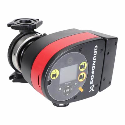 Grundfos Circulating Pump: 3/8 hp HP, 115/230V AC, Cast Iron, Variable, 49 gpm, 39 ft Max. Head - Intelligent Inline Circulator Pumps