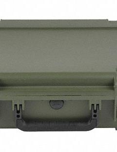 SKB Protective Case: 14 1/2 in x 36 1/2 in x 6 in, Solid, Green, 2 Wheels, 15 lb Wt (MPN 3I-3614-6M-L). Key specifications — Brand: SKB; Material: Plastic; Closure Type: Latches.