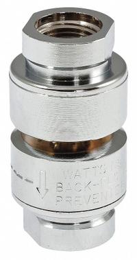WATTS Dual Check with Atmospheric Vent: LFN9, 1/4 in Pipe Size, FNPT x FNPT, 7 gpm Flow Rate, Brass (MPN LFN9C-1/4"). Key specifications — Brand: WATTS; Connection Type: FNPT x FNPT.
