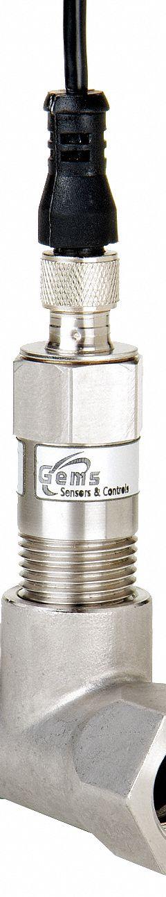 GEMS SENSORS Flow Switch: Thermal-Dispersion, SPST, Normally Open, Fixed, 45 mA @ 30V, 65 mA @ 42V (MPN 230500-3-5). Key specifications — Set Point Type: Fixed; Switch Position: Normally Open; Switch Type: SPST; Brand: GEMS SENSORS; Contact Rating (DC): 65 mA @ 42V; Contact Rating (AC): 45 mA @ 30V.