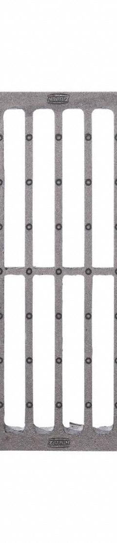 ZURN Grate: C, Rectangular, Slotted, 16 1/4 in Overall Wd, 20 in Overall Lg, 2 1/8 in Overall Ht (MPN P874-12-DGC). Key specifications — Color: Gray; Brand: ZURN; Finish: Unfinished; Grate Surface Type: Slotted.