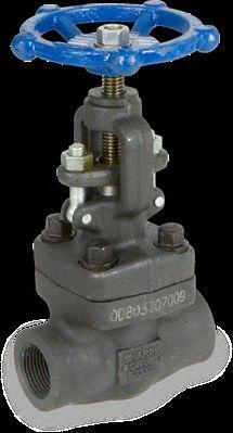 SHARPE Globe Valves: For Steam Media, Carbon Steel, 1 in Pipe Size, Socket x FNPT - Carbon Steel Straight-Body General-Service Globe Valves