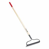 CORONA TOOLS Bow Rake: Steel, Wood Handle, Anti-Slip Handle Type, 60 in Handle Lg (MPN RK20002). Key specifications — Handle Type: Anti-Slip; Tine Material: Steel.