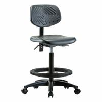 Ergonomic Chair: Polyurethane, Armless, Ht Range 23 1/4 in to 33 1/4 in, 16 in Seat Wd, 5 Casters (MPN BR-PHBCH-RG-T0-A0-BF-RC-BLK). Key specifications — Foot Support: Yes; Back Tilt Backward: 13.5°; Back Tilt Forward: 10.5°; Base Material: Nylon; Brand: APPROVED VENDOR; Product Type: Ergonomic Chair; ESD-Safe: Not ESD Safe.
