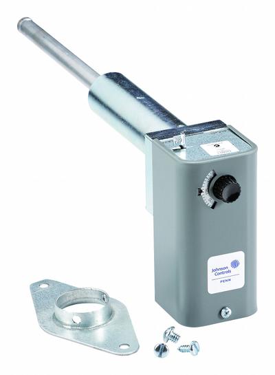 JOHNSON CONTROLS Fan and Limit Control: Open on Rise, SPST, 125°F Opening, 215°F Limit Max - Plenum Limit Controls