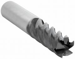 WIDIA HANITA Square End Mill: Carbide, AlTiN Coated, 5 Flute, 5/8" Mill Dia, 1-1/4" LOC, 3-1/2" OAL (MPN 4C0516006ST)