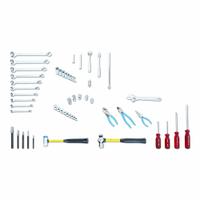 WRIGHT Fractional Apprentice Tool Set: 53 Total Pcs, Sockets and Accessories/Wrenches, SAE (MPN 171). Key specifications — attr538253: WRIGHT; attr548973: Diagonal Cutting Pliers; attr548974: Phillips Screwdrivers; attr548975: (8) Hand Socket 6 Pt Deep SAE; attr548983: Adjustable Wrench.