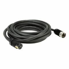 HUBBELL WIRING DEVICE-KELLEMS Temporary Power Cable: 50 ft Cord Lg, 125/250V AC, CS6364L, CS6365L (MPN TPC50). Key specifications — Connector End Connection Type: CS6364L; Plug End Connection Type: CS6365L; Voltage Rating: 125/250V AC; Wire Size: 6 AWG; Brand: HUBBELL WIRING DEVICE-KELLEMS.