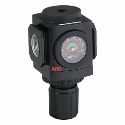 ARO Regulator: Aluminum, 3/4 in NPT, 240 scfm, 250 psi, 140 psi Max Op Pressure - ARO FRL Air Regulators