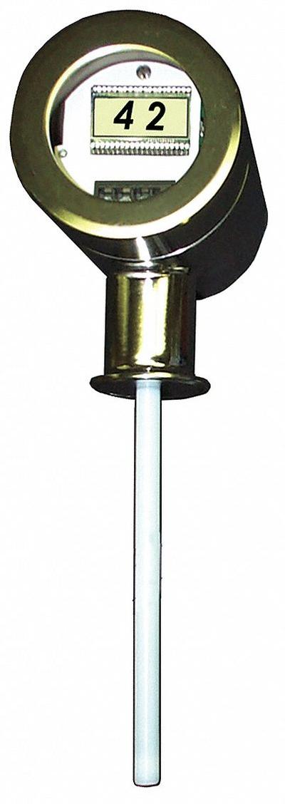 LUMENITE Sanitary Level Transmitter: Sanitary Level Transmitter, 2 in Tri-Clamp - Food Grade & Sanitary Capacitive Liquid Level Sensors