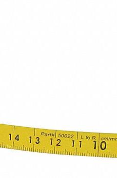 US TAPE Adhesive Backed Tape Measure: Metric, Metric, Decimal, Right to Left, 1/2 in Overall Wd (MPN 50022). Key specifications — attr940004: Steel; attr940001: Millimeters; attr940000: 1 cm; attr934747: US TAPE.