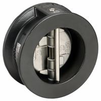 KECKLEY Check Valve: Double Disc, Inline Valve Body, 2 1/2 in Pipe Size, Wafer, Cast Iron, Wafer (MPN DD1F-CI-34136-250). Key specifications — Brand: KECKLEY.