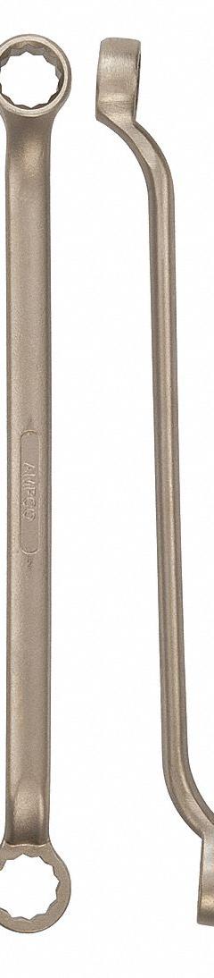 AMPCO Box End Wrench: Natural, 1 1/8 in_1 5/16 in Head Size, 19 1/4 in Overall Lg, Offset (MPN W-3260). Key specifications — attr309427: Natural; attr309429: No; attr324926: AMPCO.