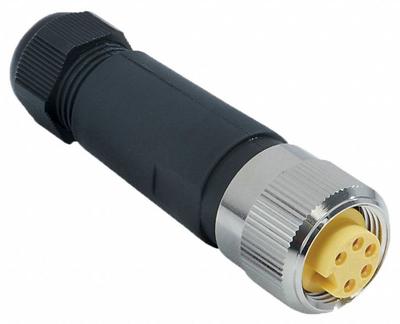 IFM 7/8 in Circular Connector: A Coded, 7/8 in Female Thread with Straight Connection - 7/8 Inch Circular Connectors