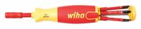 WIHA Multi-Bit Screwdriver: Phillips/Slotted/Square Tip, #1/#2/3 mm/4 mm Tip Size, 7 Tips, 28394. Key specifications — attr1205339: Square #1 + #2; attr1205303: WIHA.