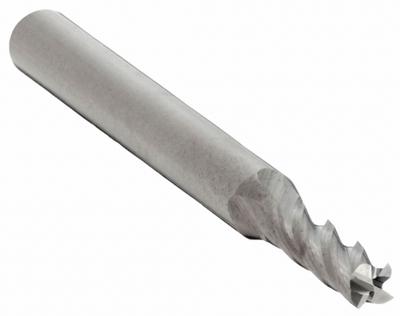 APPROVED VENDOR Square End Mill: Carbide, 4 Flute, 2.5 mm Mill Dia, 9.5 mm LOC, 39 mm OAL (MPN 206-001300) - General Purpose Carbide Square End Mills