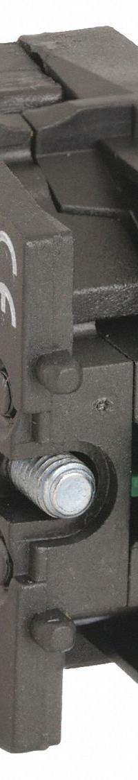 SCHNEIDER Contact Block: 22 mm Panel Mounting Size, 1NO, Momentary, XACA/XAPS2/XB4/XB5/ZB2 Series (MPN ZB2BE101). Key specifications — Switch Action: Momentary; Terminal Connection Type: Screw Clamp Terminals; Brand: SCHNEIDER; Compatible with Series: XAPS2.
