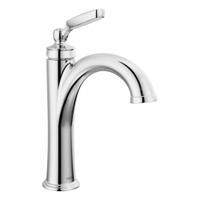 DELTA Single Handle Bathroom Faucet: WOODHURST, Zinc, Chrome Finish, 1.2 gpm Flow Rate, Single-Post (MPN 532-MPU-DST). Key specifications — Includes: Drain Plated Flange and Stopper; Brand: DELTA; Series: WOODHURST.