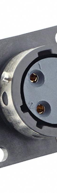 SOURIAU Electrical Connector: Trim Trio UTGX 12, Square Flange Receptacle, 3 + Ground Contacts, 13 A (MPN UTGX012D4S). Key specifications — attr1043586: 0.318 in to 0.405 in Socket Contact; attr1043574: Contacts Included; attr1043578: PCB; attr1020114: SOURIAU; attr1043080: 1/3 Bayonet; attr1043085: IP69K; attr1043079: Trim Trio UTGX; attr1043575: Female.