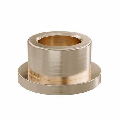 OILITE Flanged Sleeve Bearing: Bronze, SAE 841, 12 mm Bore, 18 mm OD, 12 mm Lg - Lubricated General Purpose Metallic Flanged Sleeve Bearings