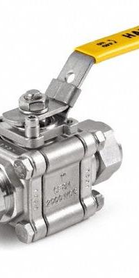 HAM-LET Manual Two-Way Ball Valve: 3/4 in, Stainless Steel, Straight, Compression x Compression (MPN H-500-SS-L-3/4). Key specifications — Brand: HAM-LET; Handle: Locking Lever.