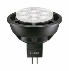 PHILIPS Compact LED Bulb: LED, MR16, 2-Pin (GU5.3), 6.5 W Watt, 35 W Incandescent Watt Equivalency (MPN 6.5MR16/F35/2700-2200 DIM 12V). Key specifications — Bulb Finish: Clear; Color Temperature: 2700K; Shatter-Resistant: Yes; Brand: PHILIPS; Voltage: 12V AC; Bulb Shape: MR16.