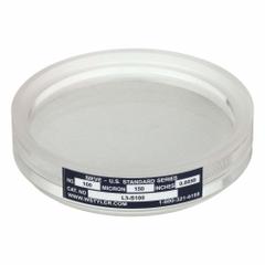 ADVANTECH Ultrasonic Test Sieve: Stainless Steel, 3 1/2 in Outside Dia, 5/8 in Ht (MPN L3-S100). Key specifications — Screen Material: Stainless Steel; Brand: ADVANTECH; Frame Material: Acrylic; Standards: ASTM E11; US Standard Screen Size: #100.