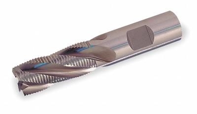 CLEVELAND Roughing End Mill: Cobalt, TiAlN Coated, 4 Flute, Fine Pitch, 3/4" Mill Dia - General Purpose Cobalt Roughing End Mills