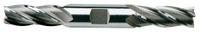 YG-1 Square End Mill: High Speed Steel, Double End, 4 Flute, 1/8" Mill Dia, 3/8" LOC, 3-1/16" OAL (MPN 12039)