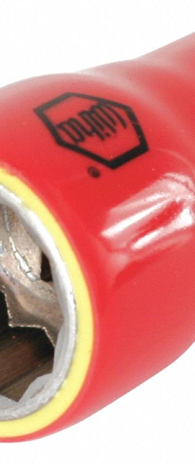 WIHA Insulated Socket: 1/2 in Drive Size - 1/2" Drive Metric Insulated Hand Sockets